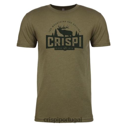 vestuário azeitona clara Crispi a camisa do alce VJ48B53