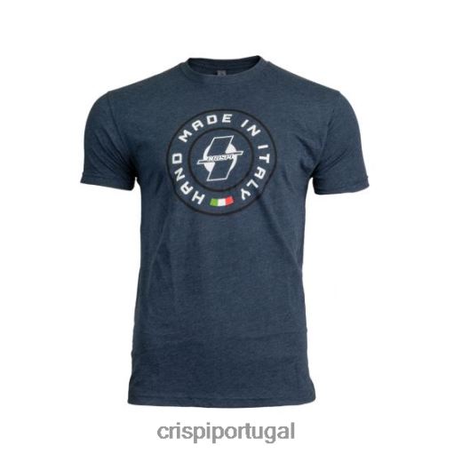 vestuário marinha da meia-noite Crispi camisa adesiva VJ48B50