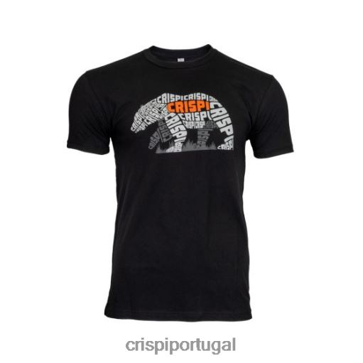 vestuário preto Crispi a camisa do bruin VJ48B48
