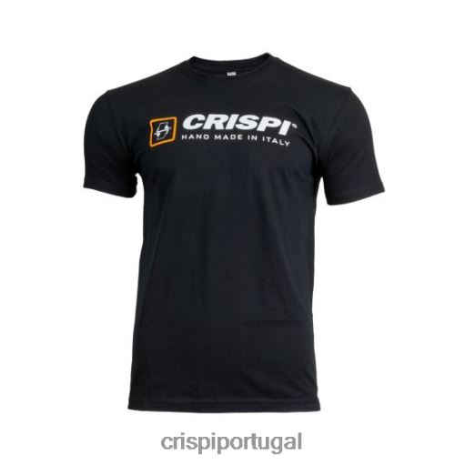vestuário preto Crispi camisa de loja VJ48B57